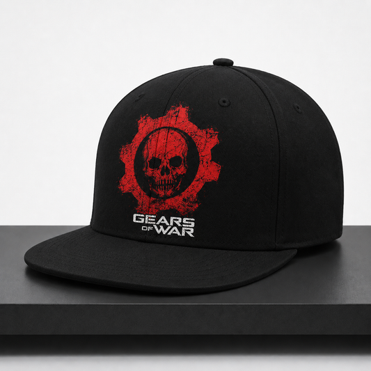 GORRAS GEARS OF WAR ORIGINAL - GAVARDINA PREMIUM PLANA Y CURVAS