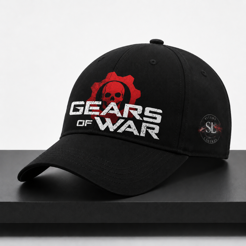 GORRAS GEARS OF WAR ORIGINAL - GAVARDINA PREMIUM PLANA Y CURVAS