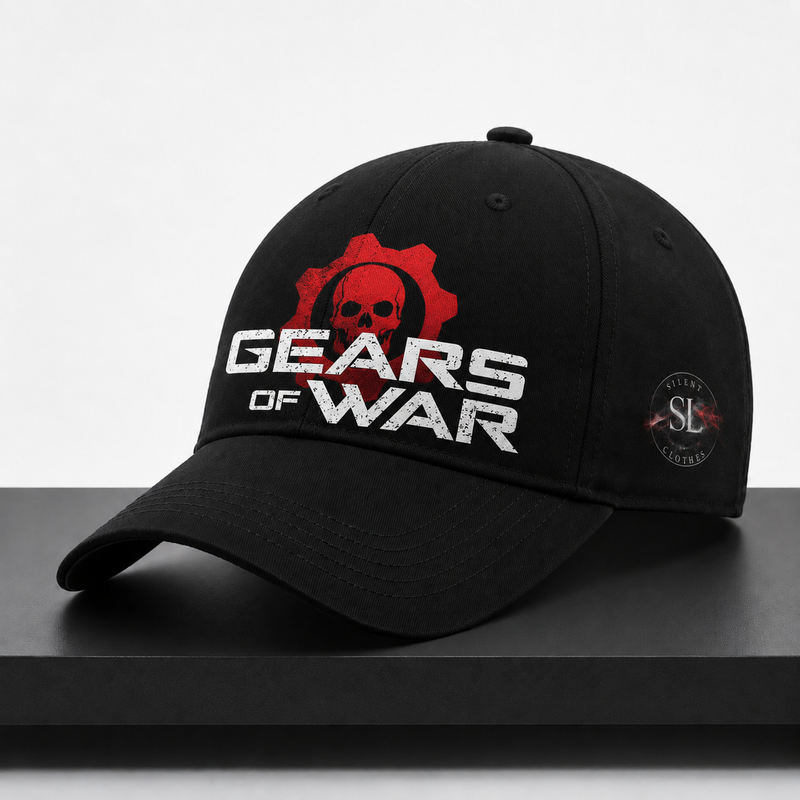 GORRAS GEARS OF WAR ORIGINAL - GAVARDINA PREMIUM PLANA Y CURVAS