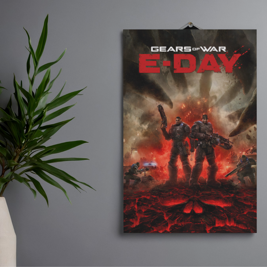 POSTER GEARS OF WAR - 1 SOLA VISTA FRONTAL - ALTA RESOLUCION - EDAY V1
