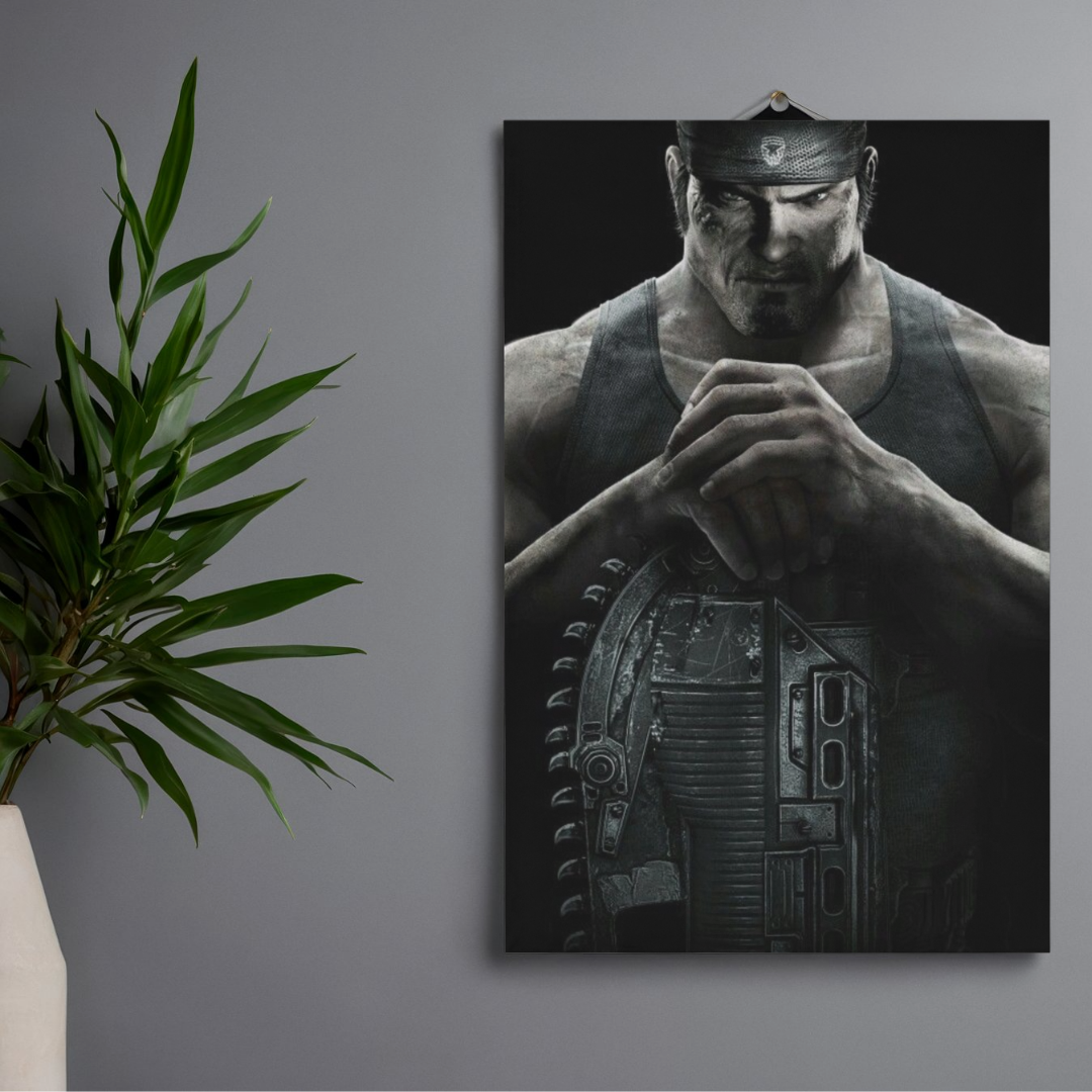 POSTER GEARS OF WAR - 1 SOLA VISTA FRONTAL - ALTA RESOLUCION - GEARS OF WAR POSTERS