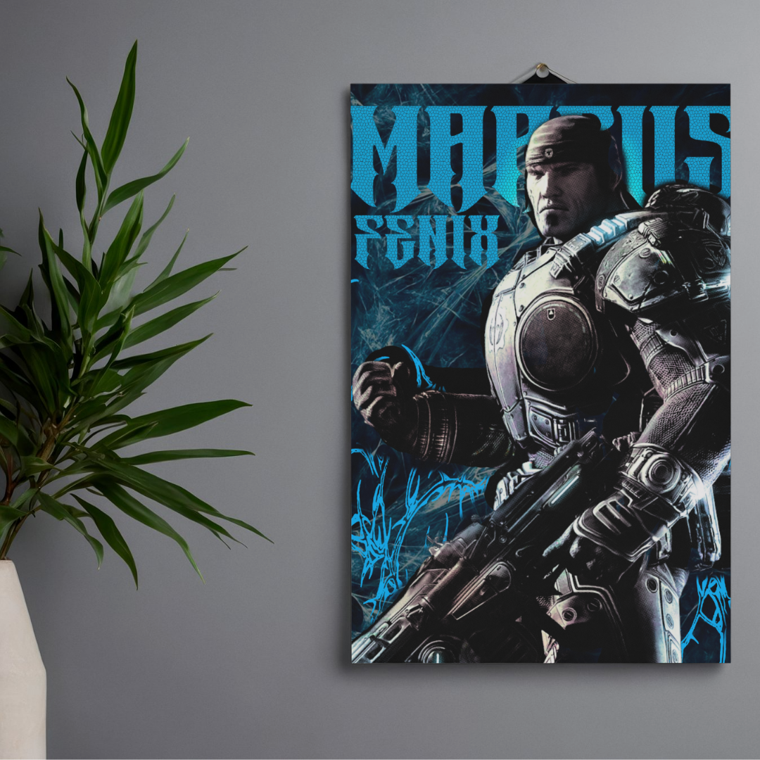 POSTER GEARS OF WAR - 1 SOLA VISTA FRONTAL - ALTA RESOLUCION - GEARS OF WAR POSTERS