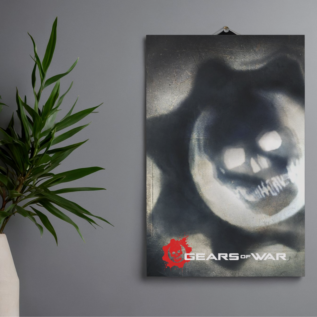 POSTER GEARS OF WAR - 1 SOLA VISTA FRONTAL - ALTA RESOLUCION - GEARS OF WAR POSTERS 1