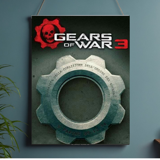 POSTER GEARS OF WAR - 1 SOLA VISTA FRONTAL - ALTA RESOLUCION - GEARS OF WAR POSTERS