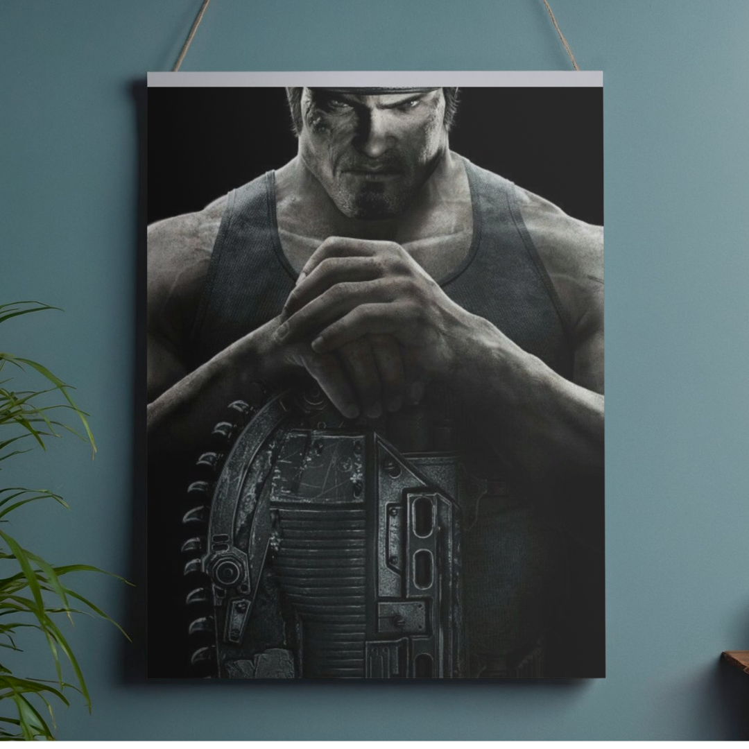 POSTER GEARS OF WAR - 1 SOLA VISTA FRONTAL - ALTA RESOLUCION - GEARS OF WAR POSTERS