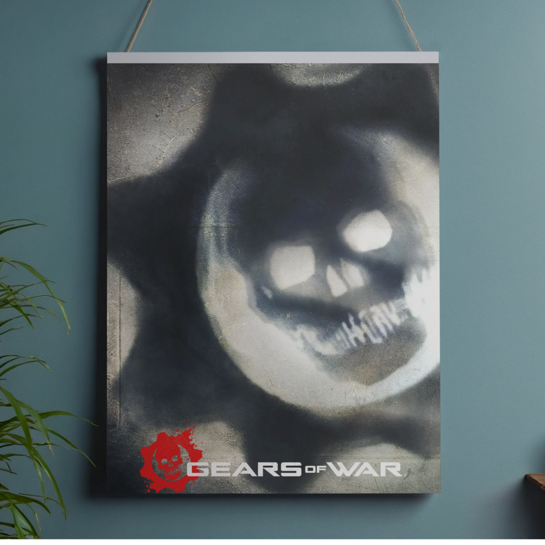 POSTER GEARS OF WAR - 1 SOLA VISTA FRONTAL - ALTA RESOLUCION - GEARS OF WAR POSTERS 1