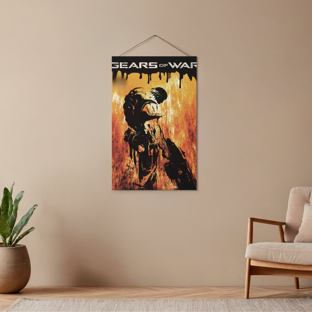 POSTER GEARS OF WAR - 1 SOLA VISTA FRONTAL - ALTA RESOLUCION - GEARS OF WAR POSTERS