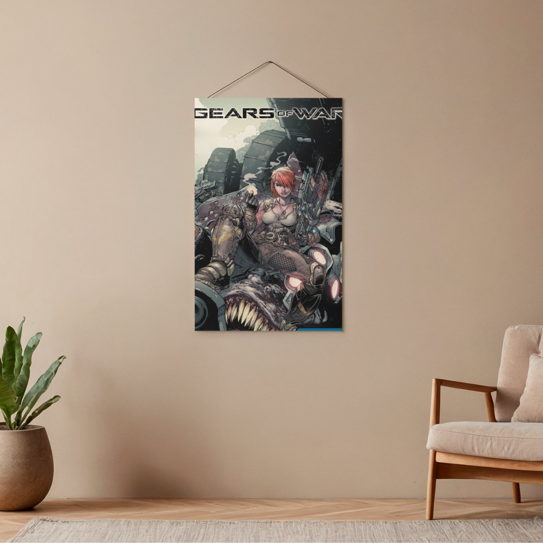 POSTER GEARS OF WAR - 1 SOLA VISTA FRONTAL - ALTA RESOLUCION - GEARS OF WAR POSTERS