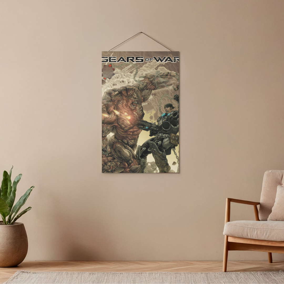 POSTER GEARS OF WAR - 1 SOLA VISTA FRONTAL - ALTA RESOLUCION - GEARS OF WAR POSTERS