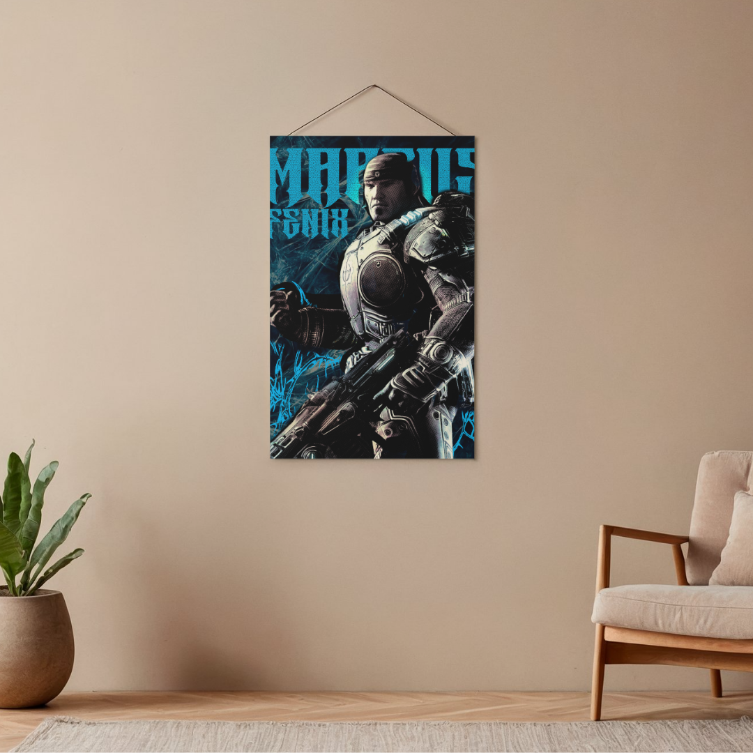 POSTER GEARS OF WAR - 1 SOLA VISTA FRONTAL - ALTA RESOLUCION - GEARS OF WAR POSTERS