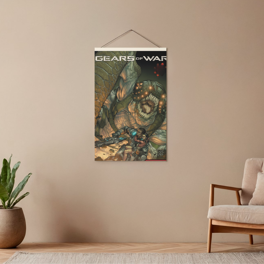POSTER GEARS OF WAR - 1 SOLA VISTA FRONTAL - ALTA RESOLUCION - GEARS OF WAR POSTERS
