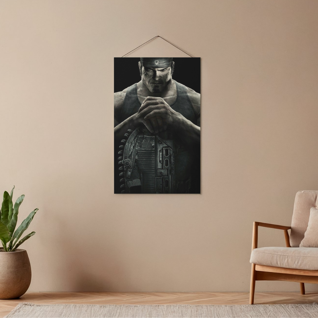 POSTER GEARS OF WAR - 1 SOLA VISTA FRONTAL - ALTA RESOLUCION - GEARS OF WAR POSTERS