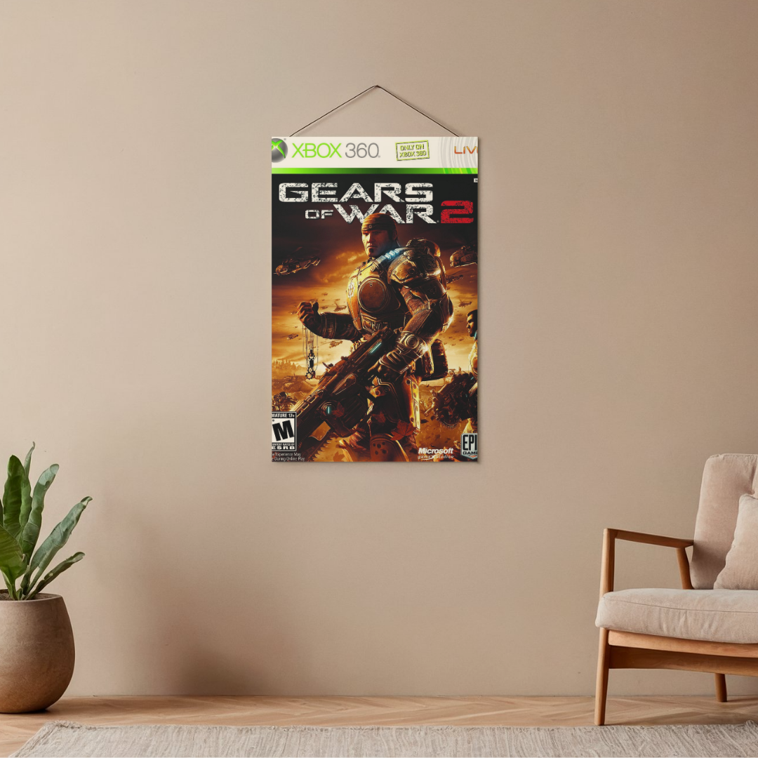 POSTER GEARS OF WAR - 1 SOLA VISTA FRONTAL - ALTA RESOLUCION - GEARS OF WAR POSTERS