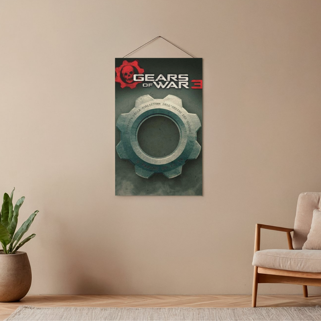 POSTER GEARS OF WAR - 1 SOLA VISTA FRONTAL - ALTA RESOLUCION - GEARS OF WAR POSTERS