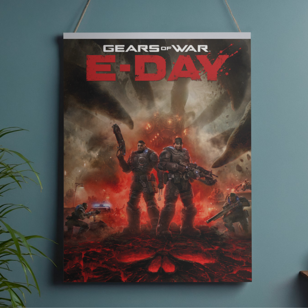 POSTER GEARS OF WAR - 1 SOLA VISTA FRONTAL - ALTA RESOLUCION - EDAY V1