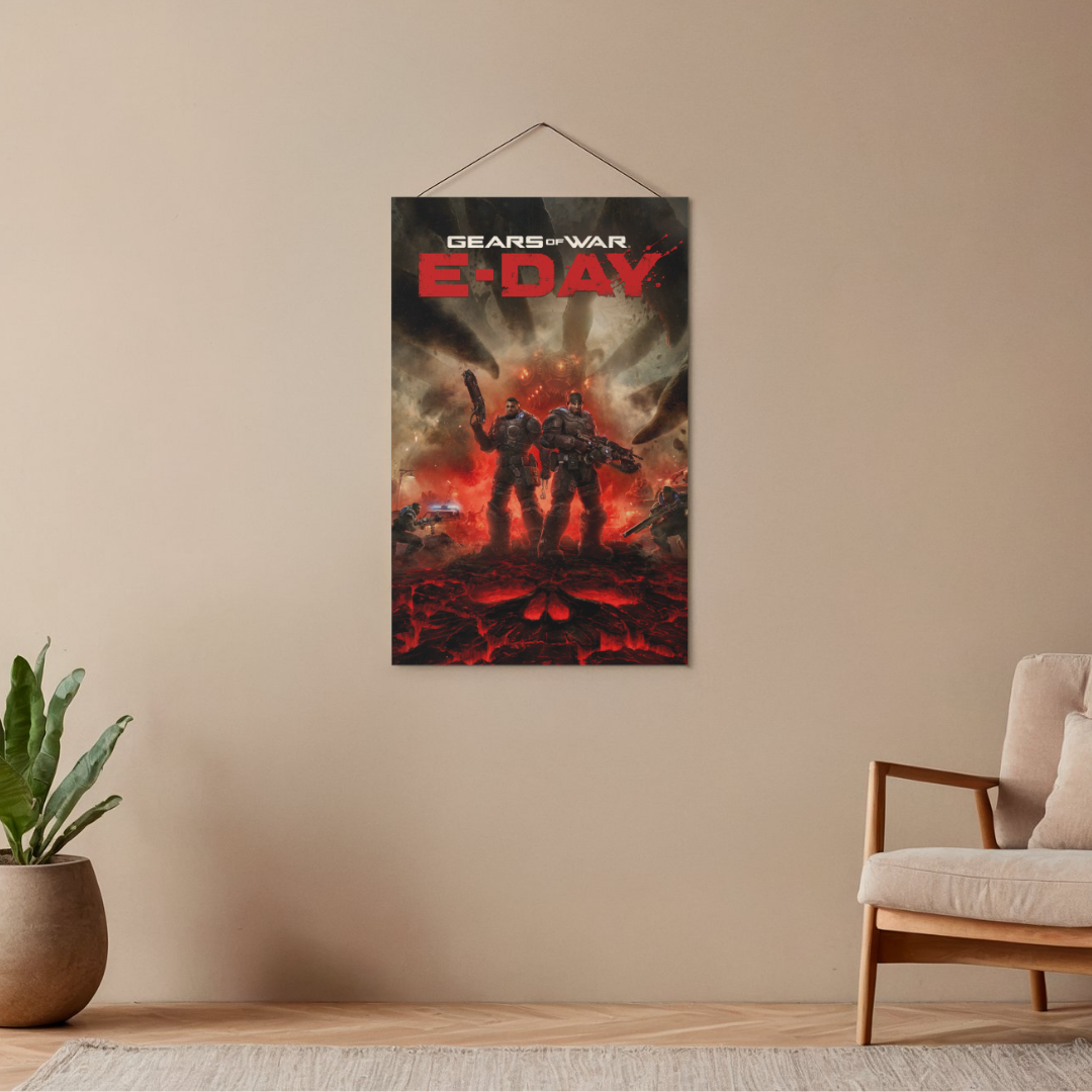 POSTER GEARS OF WAR - 1 SOLA VISTA FRONTAL - ALTA RESOLUCION - EDAY V1