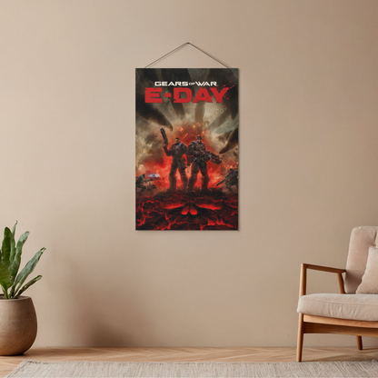 POSTER GEARS OF WAR - 1 SOLA VISTA FRONTAL - ALTA RESOLUCION - EDAY V1