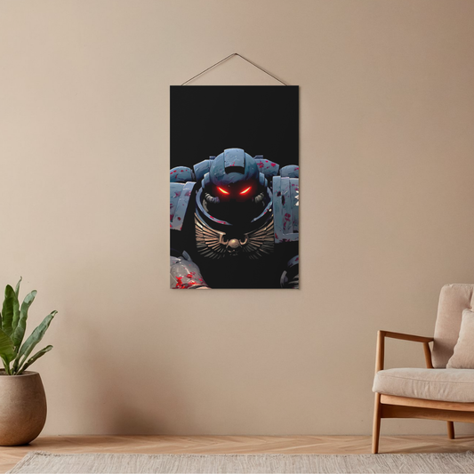 POSTER DE WARHAMMER 40K - 1 SOLA VISTA FRONTAL - ALTA RESOLUCION - ULTRA MARINE V1
