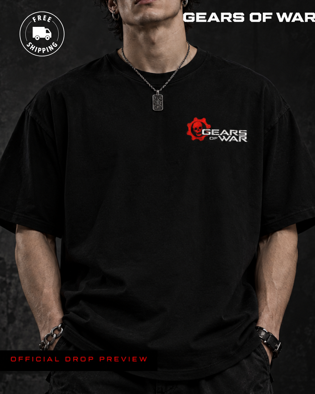 ⚙️ NUEVA PLAEYRA | DIZZY | GEARS OF WAR INSPIRED | OVERSIZED PREMIUM ⚙️