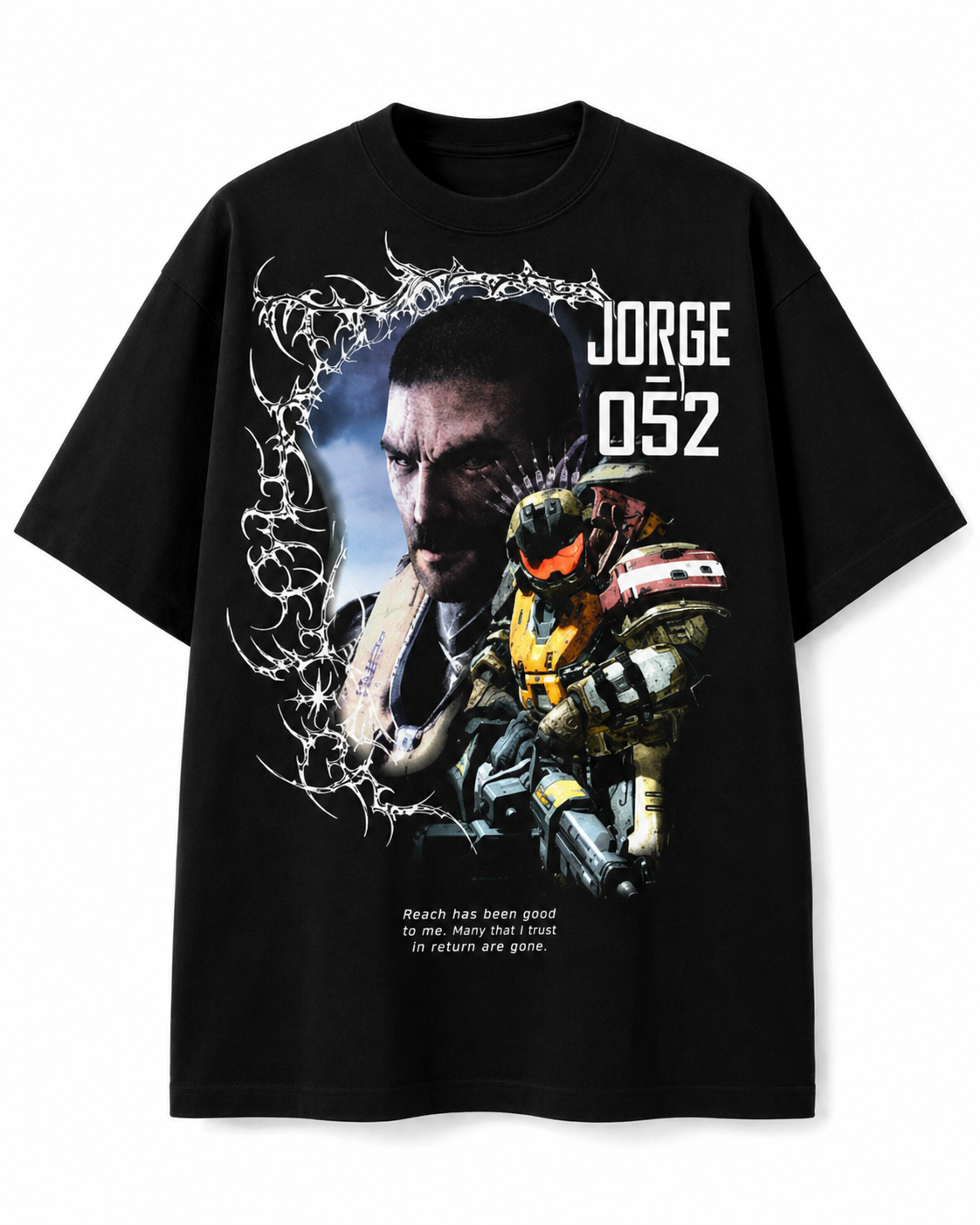 PLAYERA OVERSIZED - HALO REACH - JORGE