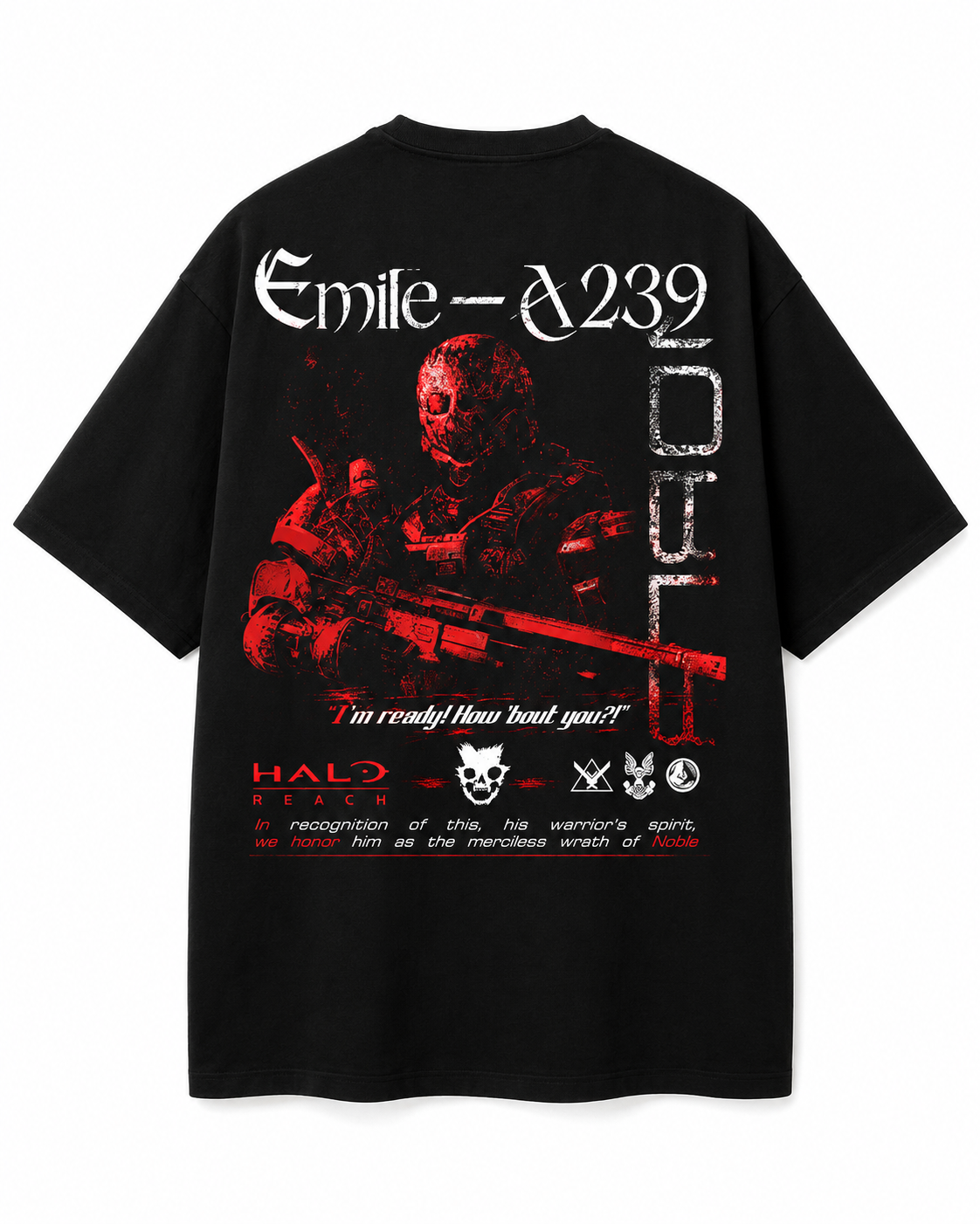 PLAYERA OVERSIZED - HALO REACH - EMILE 2