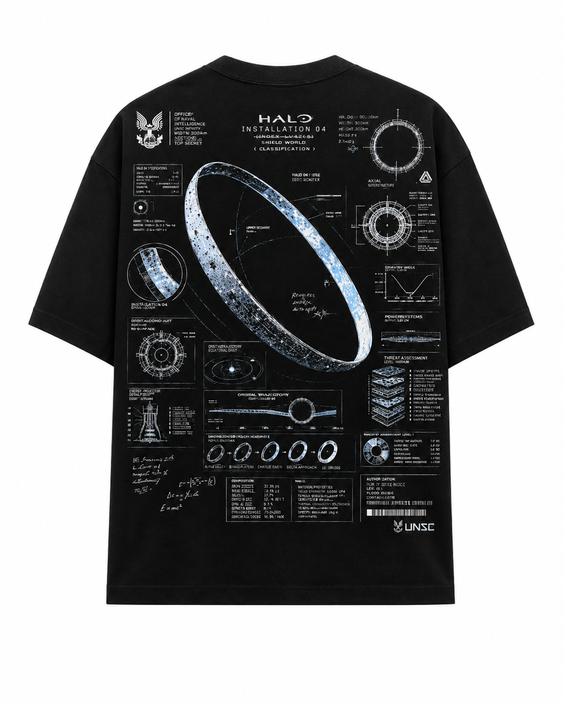 PLAYERA OVERSIZED - HALO - COVENANT - RING V1