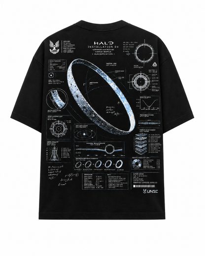 PLAYERA OVERSIZED - HALO - COVENANT - RING V1