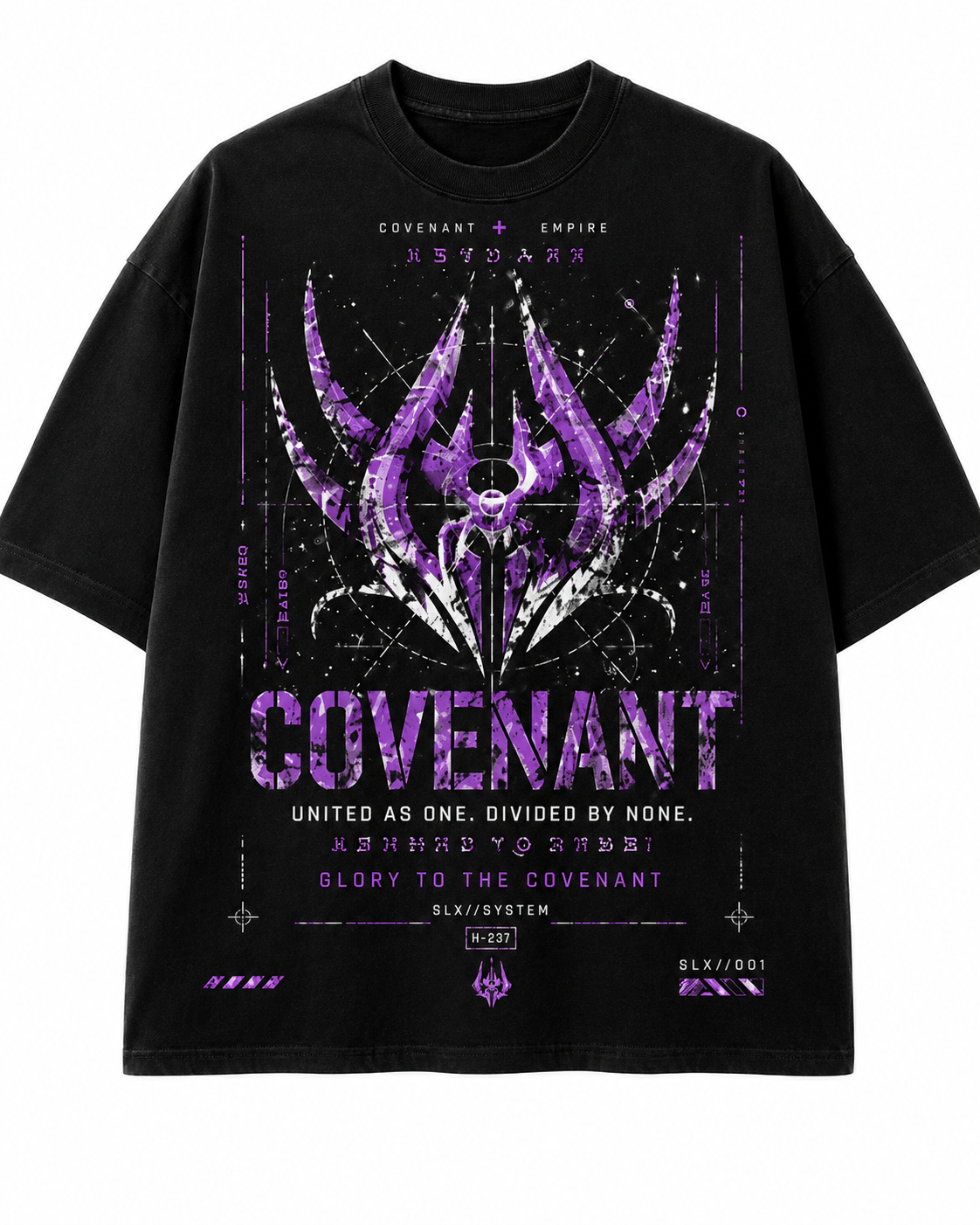 PLAYERA OVERSIZED - HALO - COVENANT - GRUNT