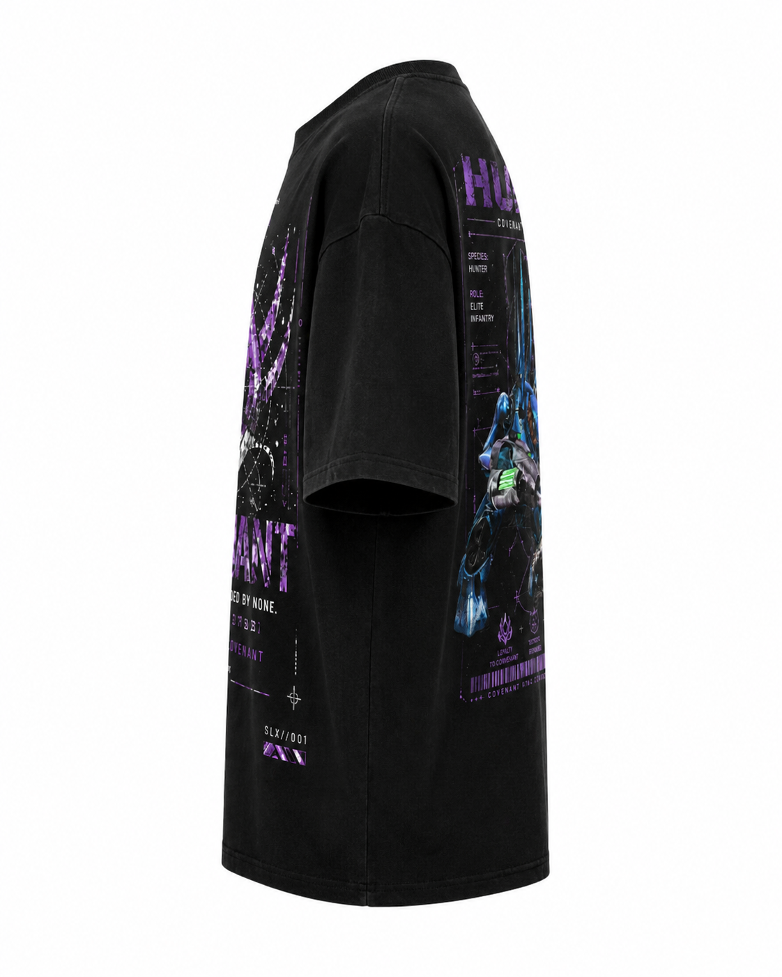 PLAYERA OVERSIZED - HALO - COVENANT - HUNTER