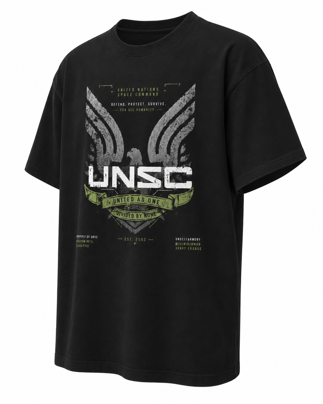 PLAYERA OVERSIZED - HALO - UNSC - THE OLD WAY