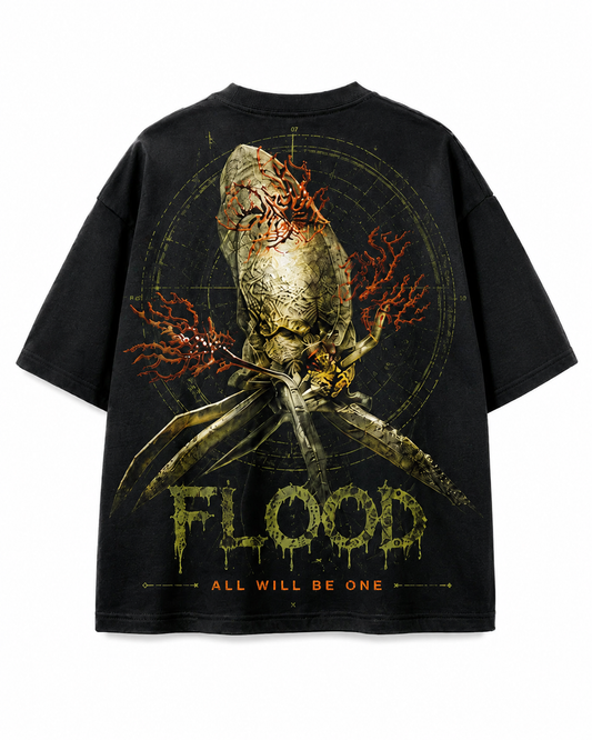 PLAYERA OVERSIZED - HALO - FLOOD - SPORE FLOOD