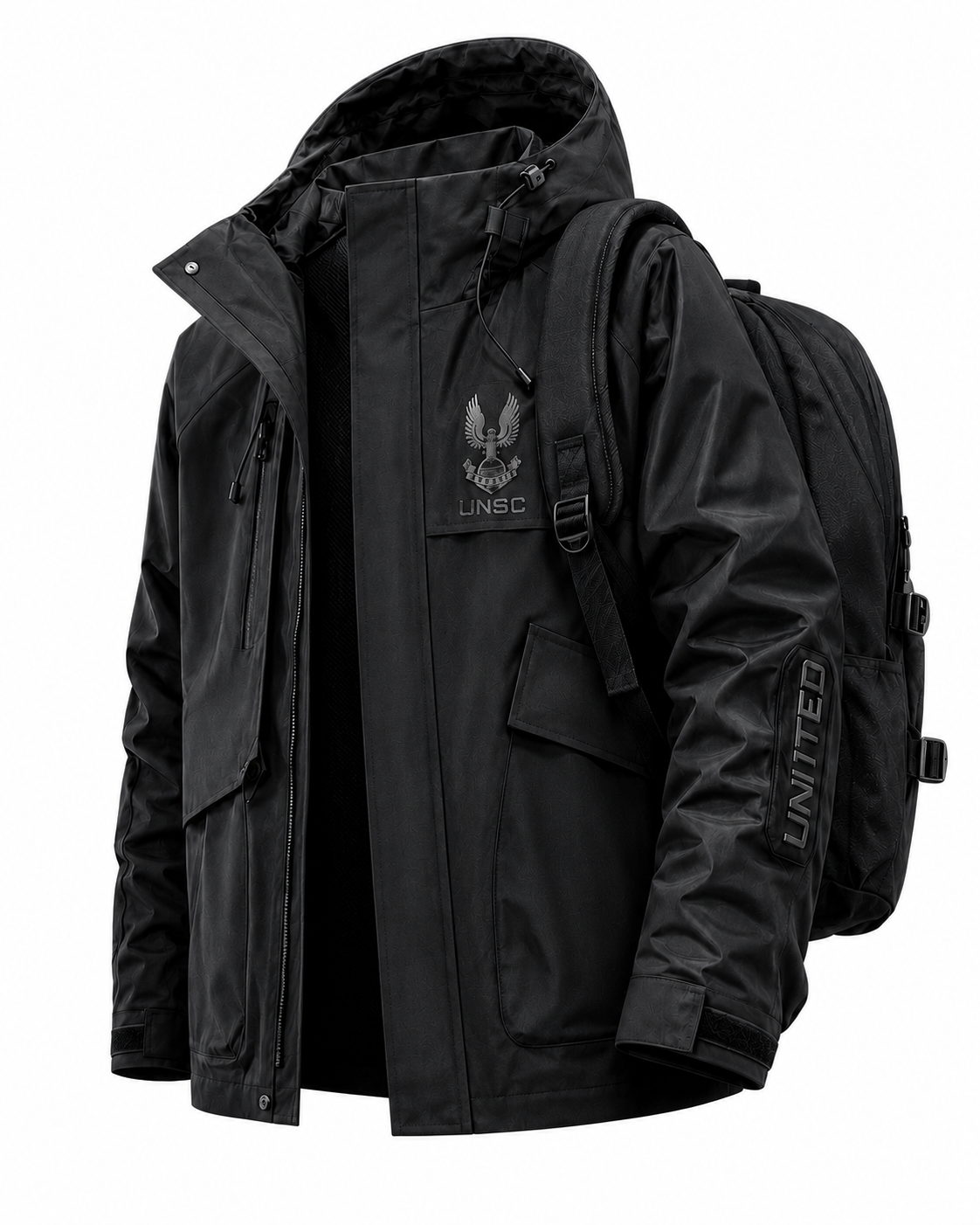 ULTRA GEAR - CHAQUETA DEPORTIVA - UNSC ARMOY - A PRUEBA DE FRIO-VIENTO-AGUA