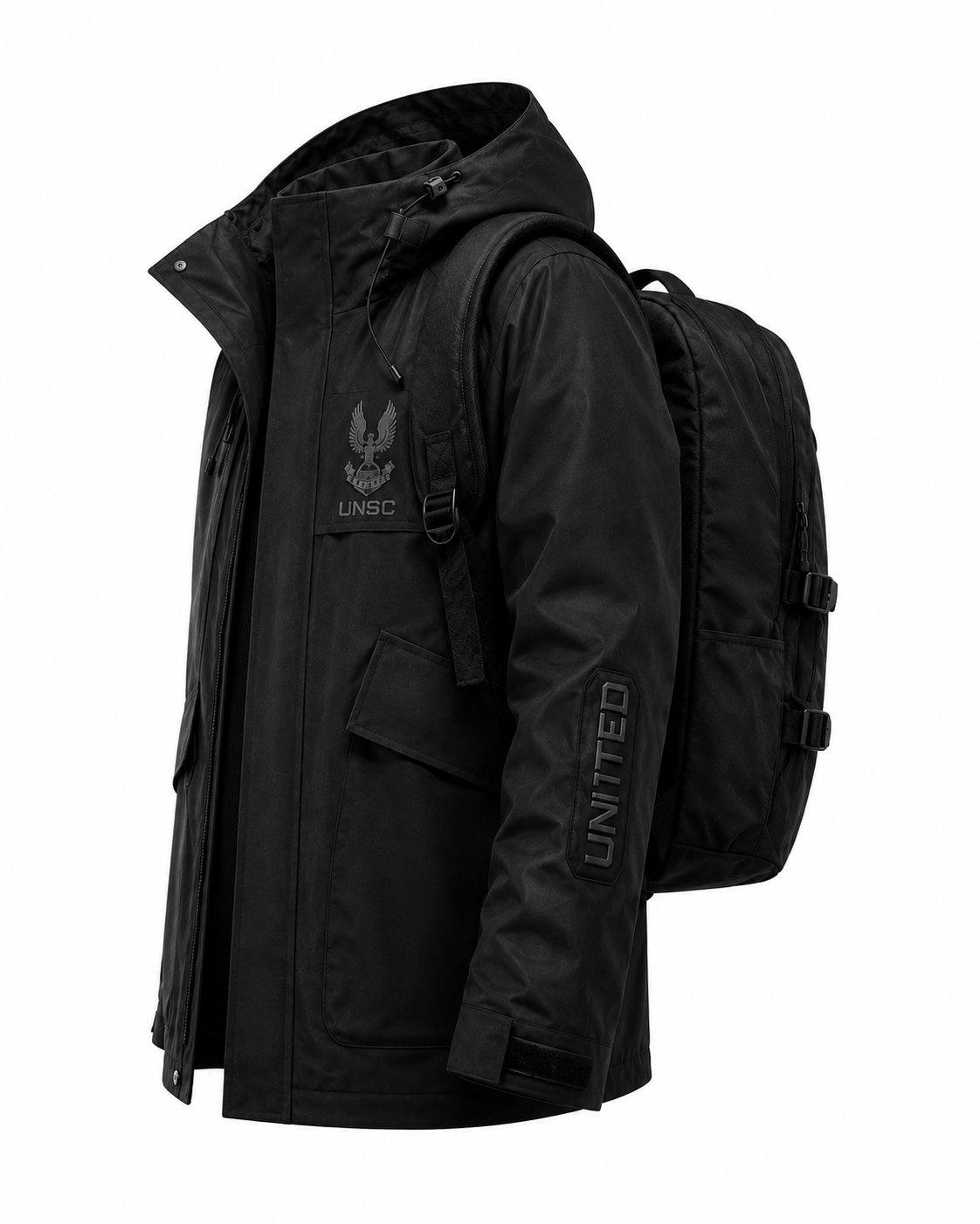 ULTRA GEAR - CHAQUETA DEPORTIVA - UNSC ARMOY - A PRUEBA DE FRIO-VIENTO-AGUA