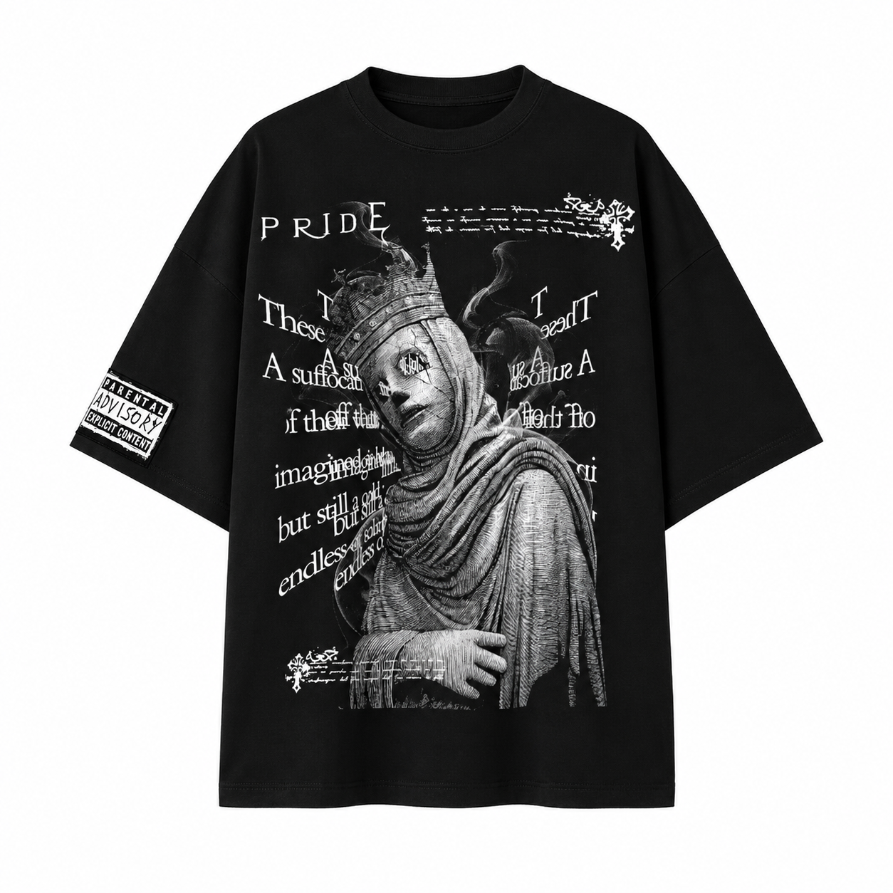 PLAYERA OVERSIZED -SILENT LUXURY ORIGINAL - PRIDE