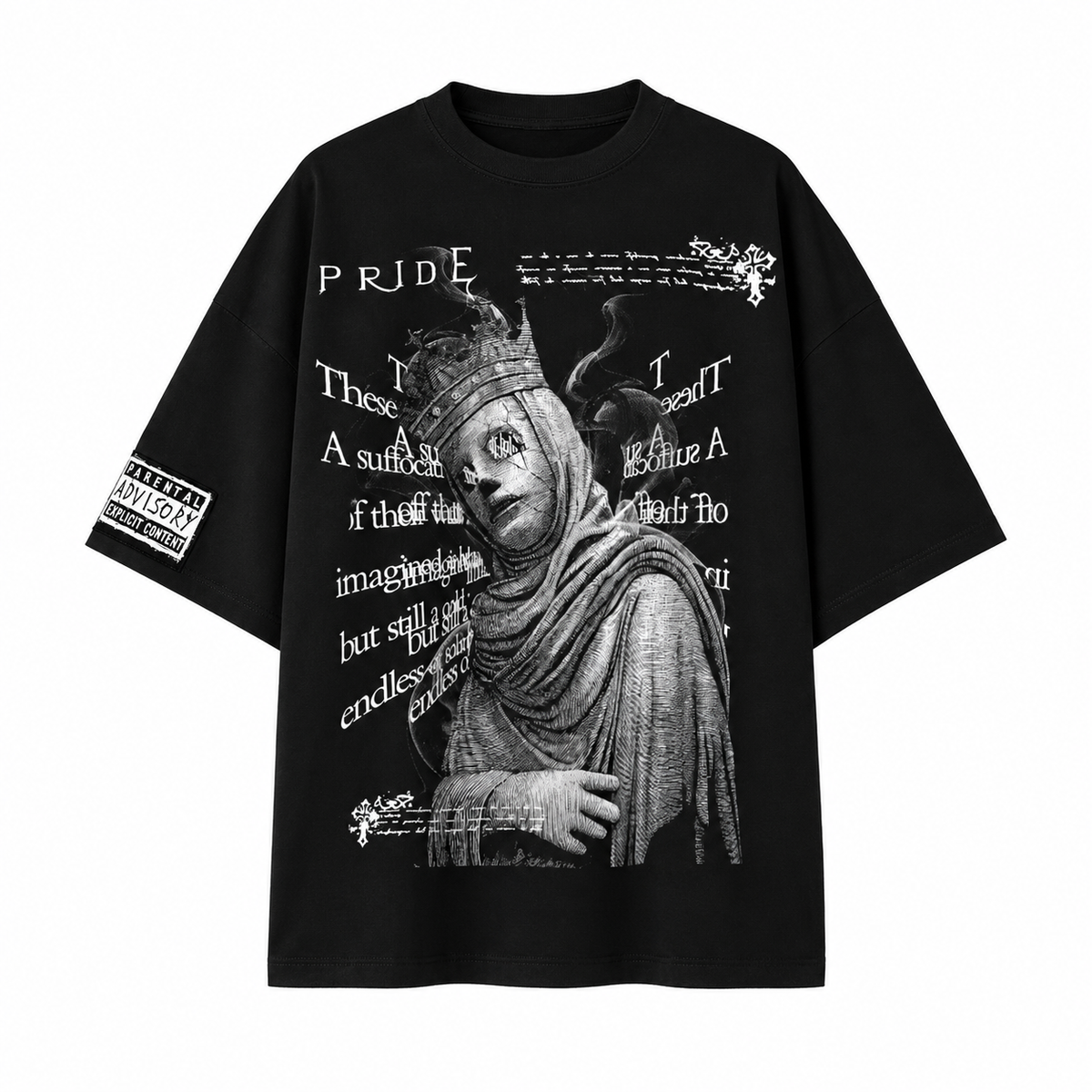 PLAYERA OVERSIZED -SILENT LUXURY ORIGINAL - PRIDE