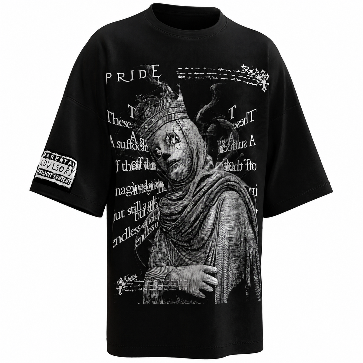 PLAYERA OVERSIZED -SILENT LUXURY ORIGINAL - PRIDE