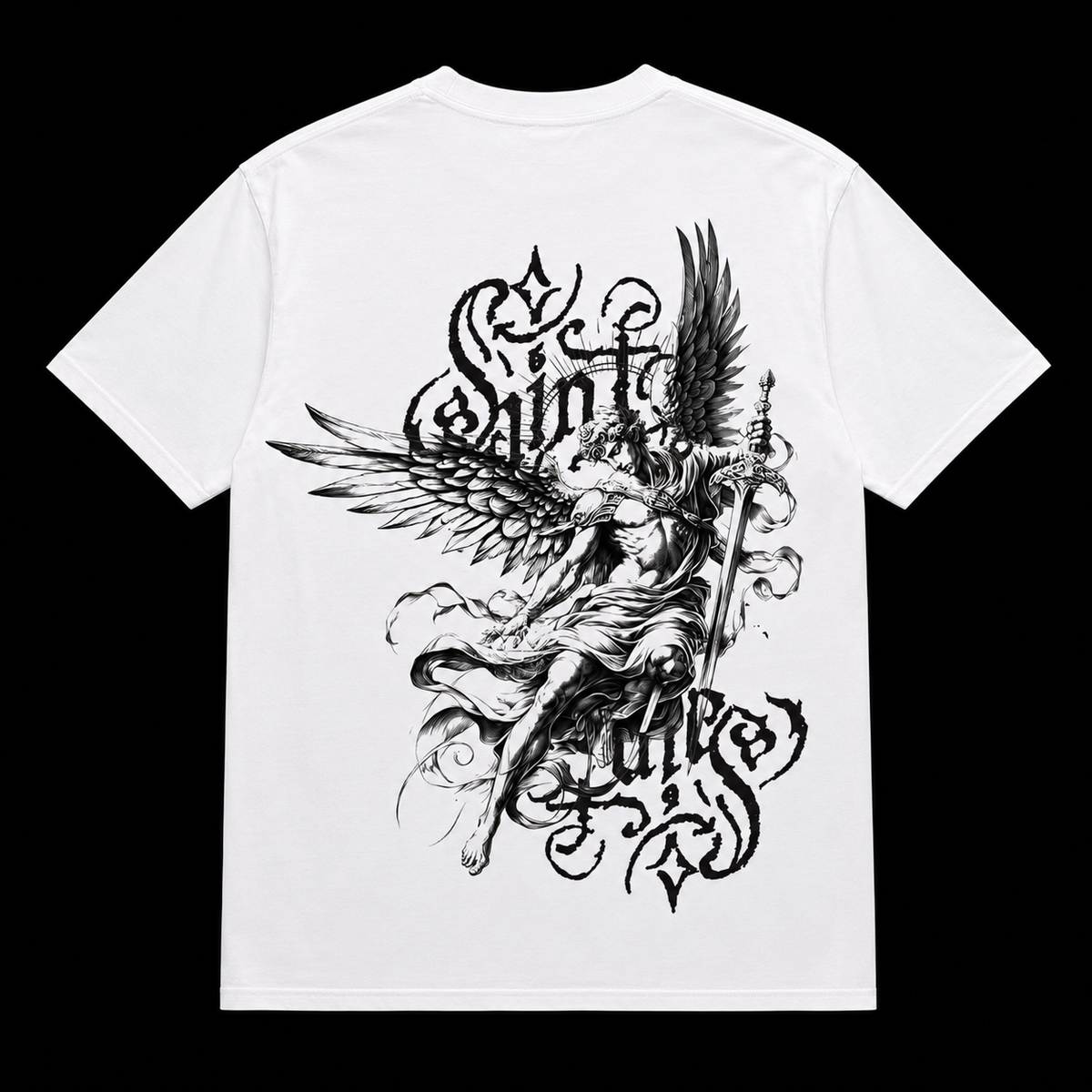 PLAYERA OVERSIZED -SILENT LUXURY ORIGINAL CUSTOM - SAINT