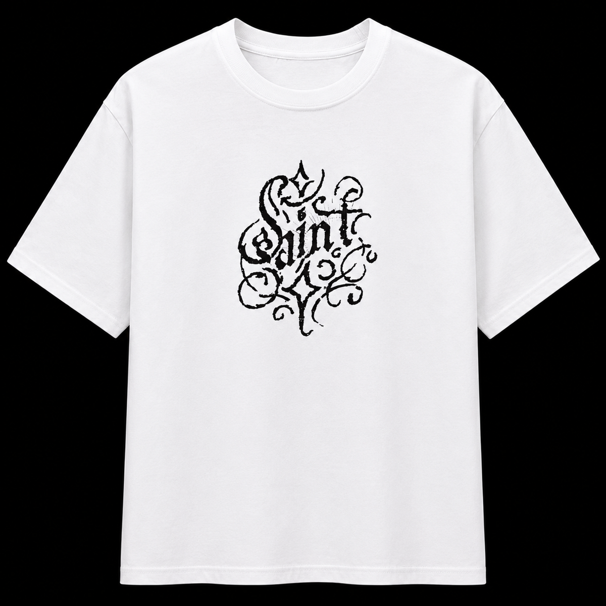 PLAYERA OVERSIZED -SILENT LUXURY ORIGINAL CUSTOM - SAINT