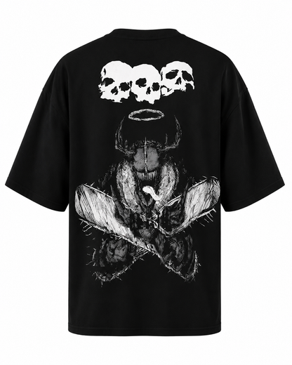 PLAYERA OVERSIZED -SILENT LUXURY ORIGINAL CUSTOM - CHAINSAW MAN