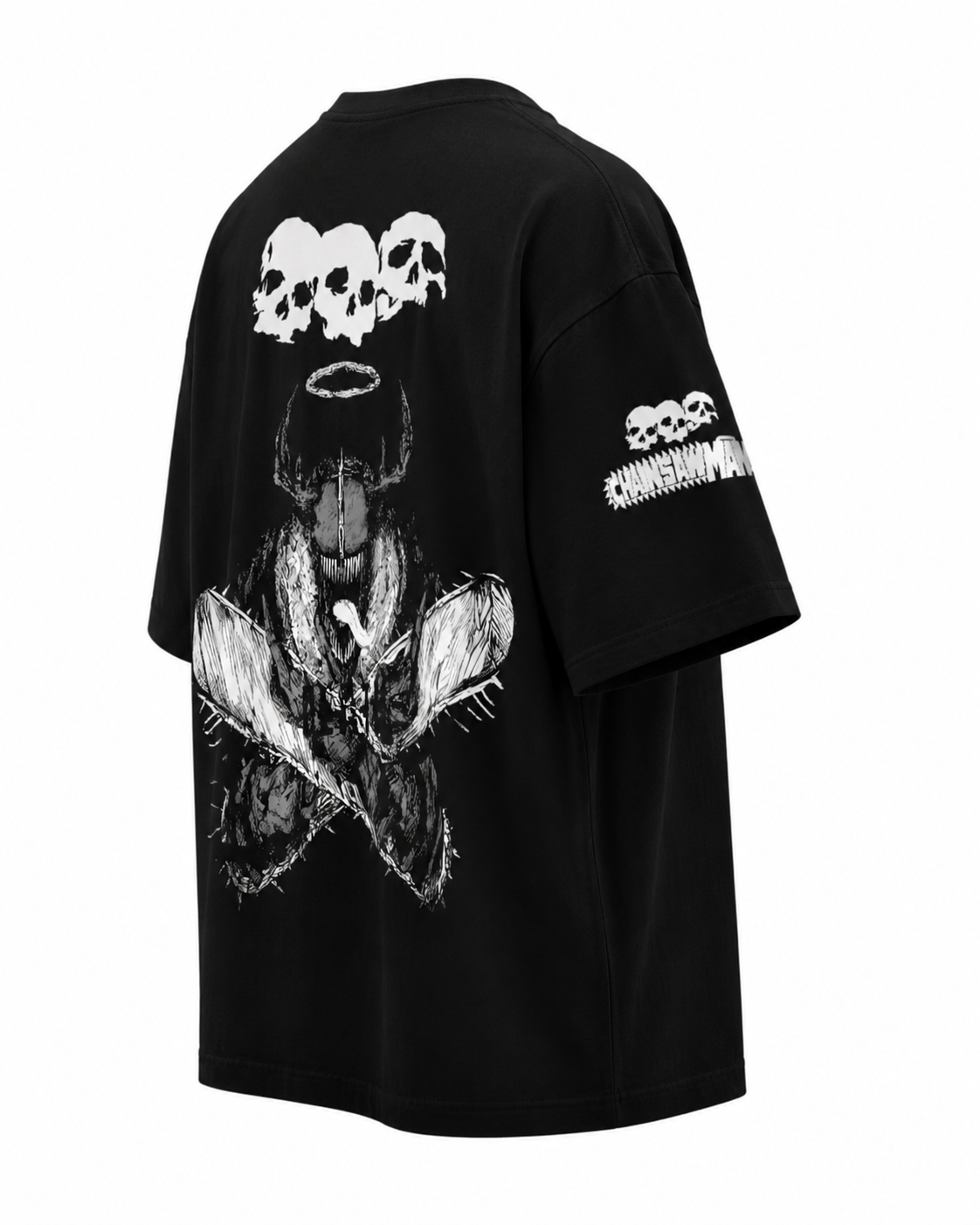PLAYERA OVERSIZED -SILENT LUXURY ORIGINAL CUSTOM - CHAINSAW MAN