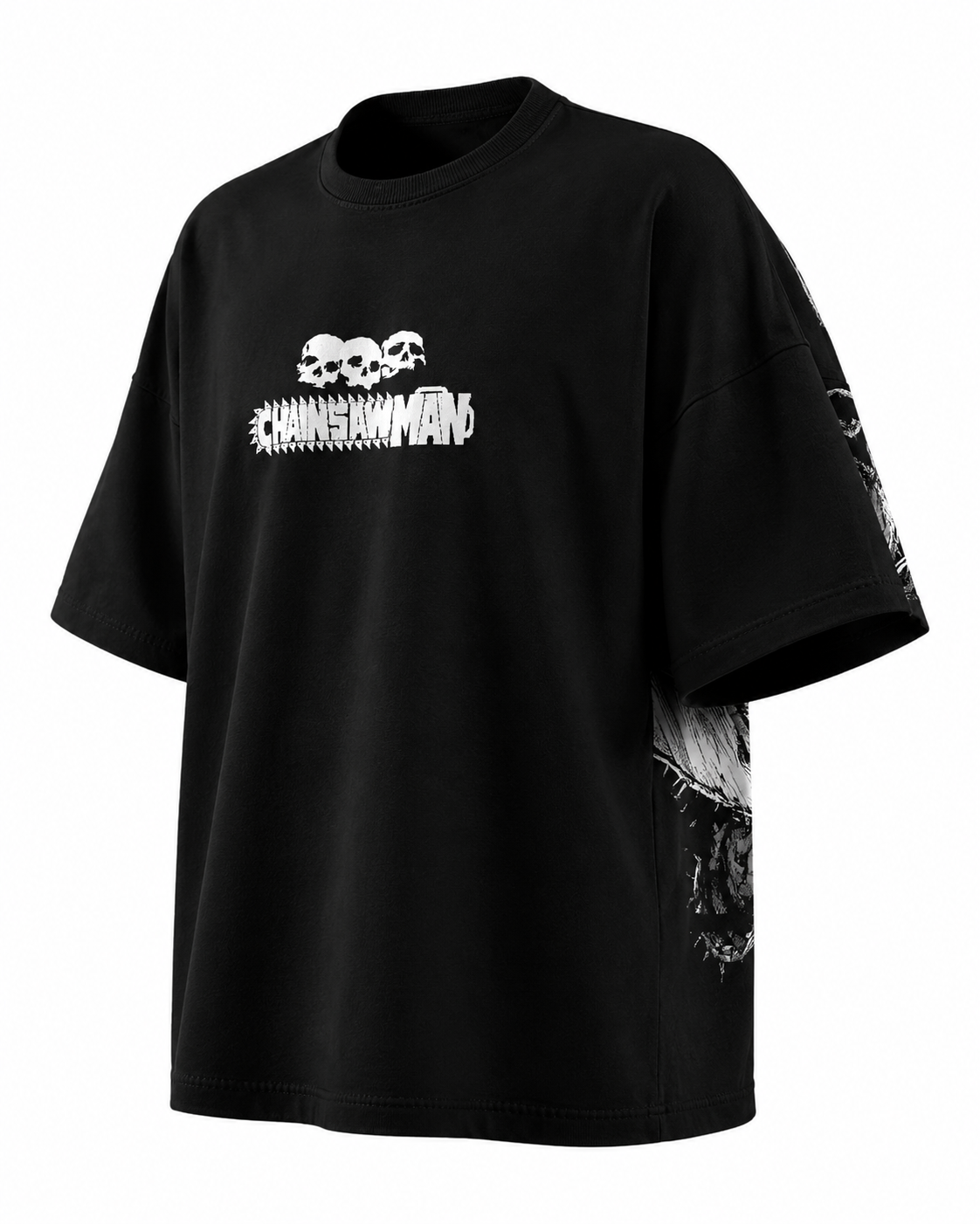PLAYERA OVERSIZED -SILENT LUXURY ORIGINAL CUSTOM - CHAINSAW MAN