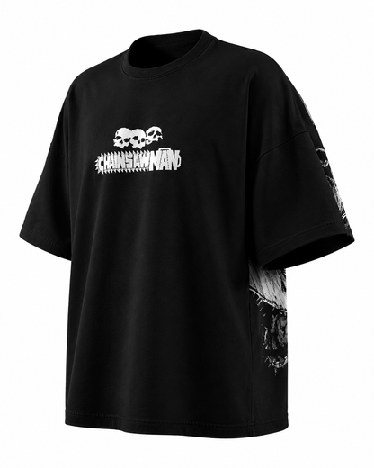 PLAYERA OVERSIZED -SILENT LUXURY ORIGINAL CUSTOM - CHAINSAW MAN