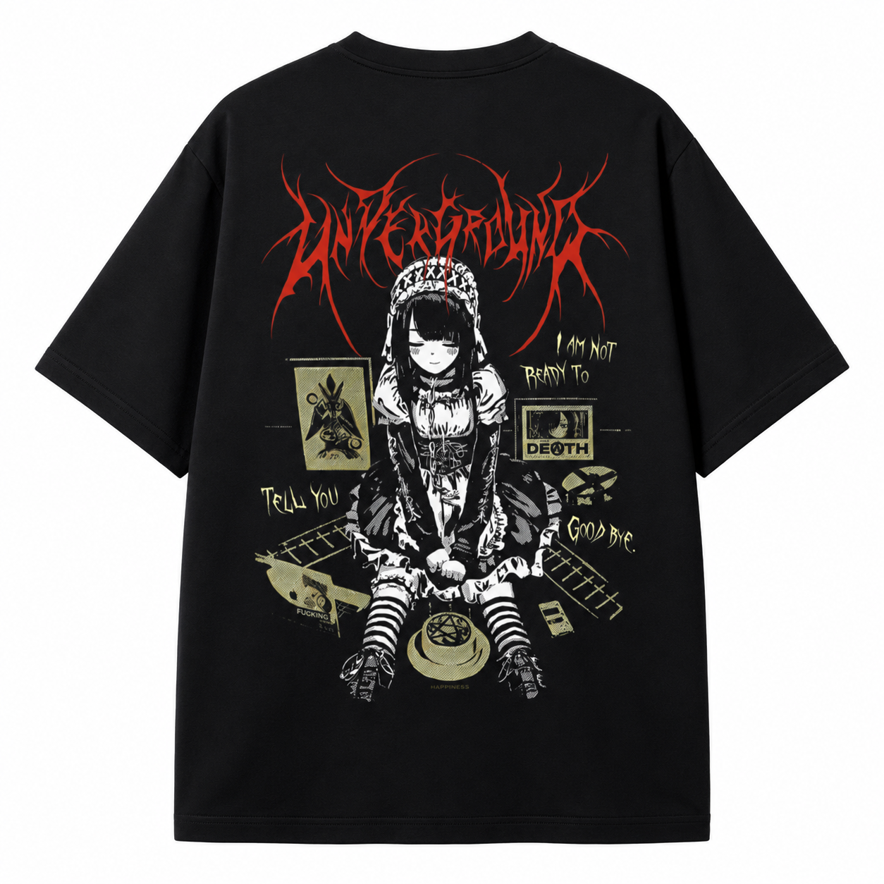 PLAYERA OVERSIZED -ALTERNATIVE - CUSTOM - UNDERGROUND