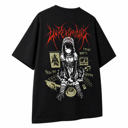 PLAYERA OVERSIZED -ALTERNATIVE - CUSTOM - UNDERGROUND