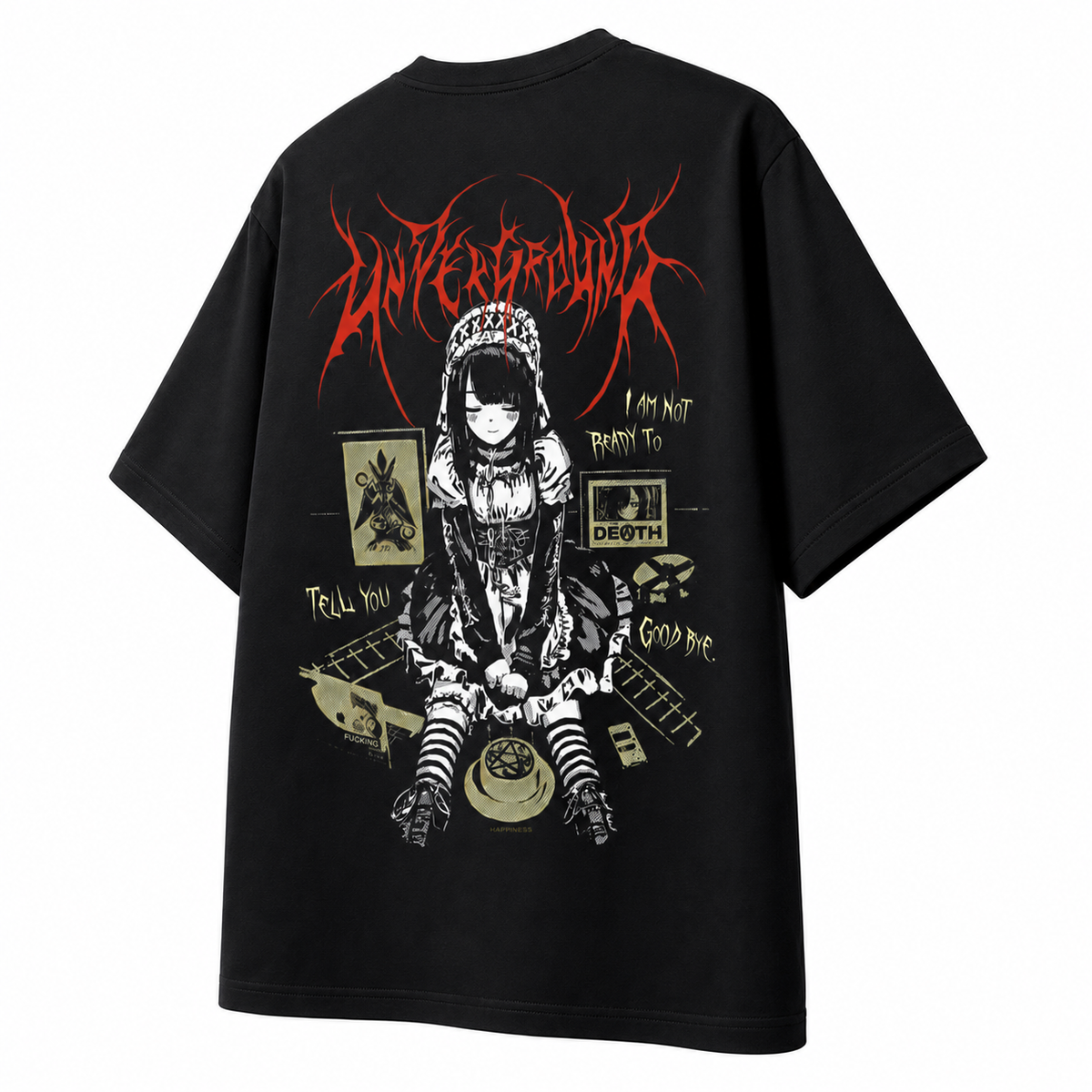 PLAYERA OVERSIZED -ALTERNATIVE - CUSTOM - UNDERGROUND