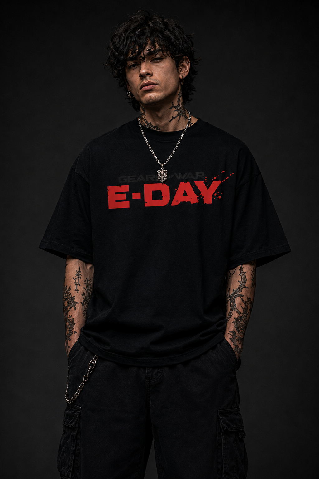 PLAYERA DE GEARS OF WAR  E.DAY - NUEVO DROP DISPONIBLE - MARCUS FENIX E-DAY