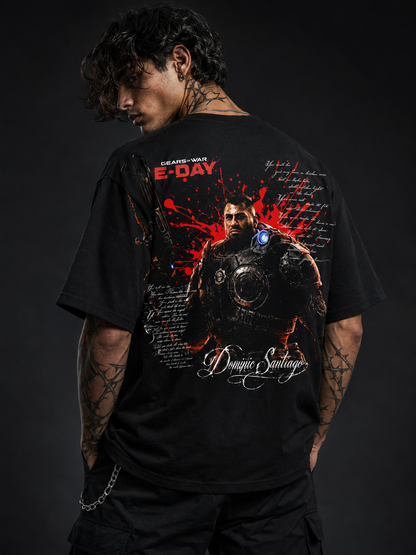 PLAYERA DE GEARS OF WAR  E-DAY - NUEVO DROP DISPONIBLE - DOMINIC E-DAY