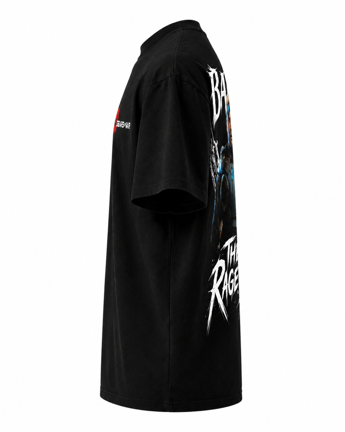 PLAYERA OVERSIZED - GEARS OF WAR - GRUBY KILLER - CLAYTON CARMINE