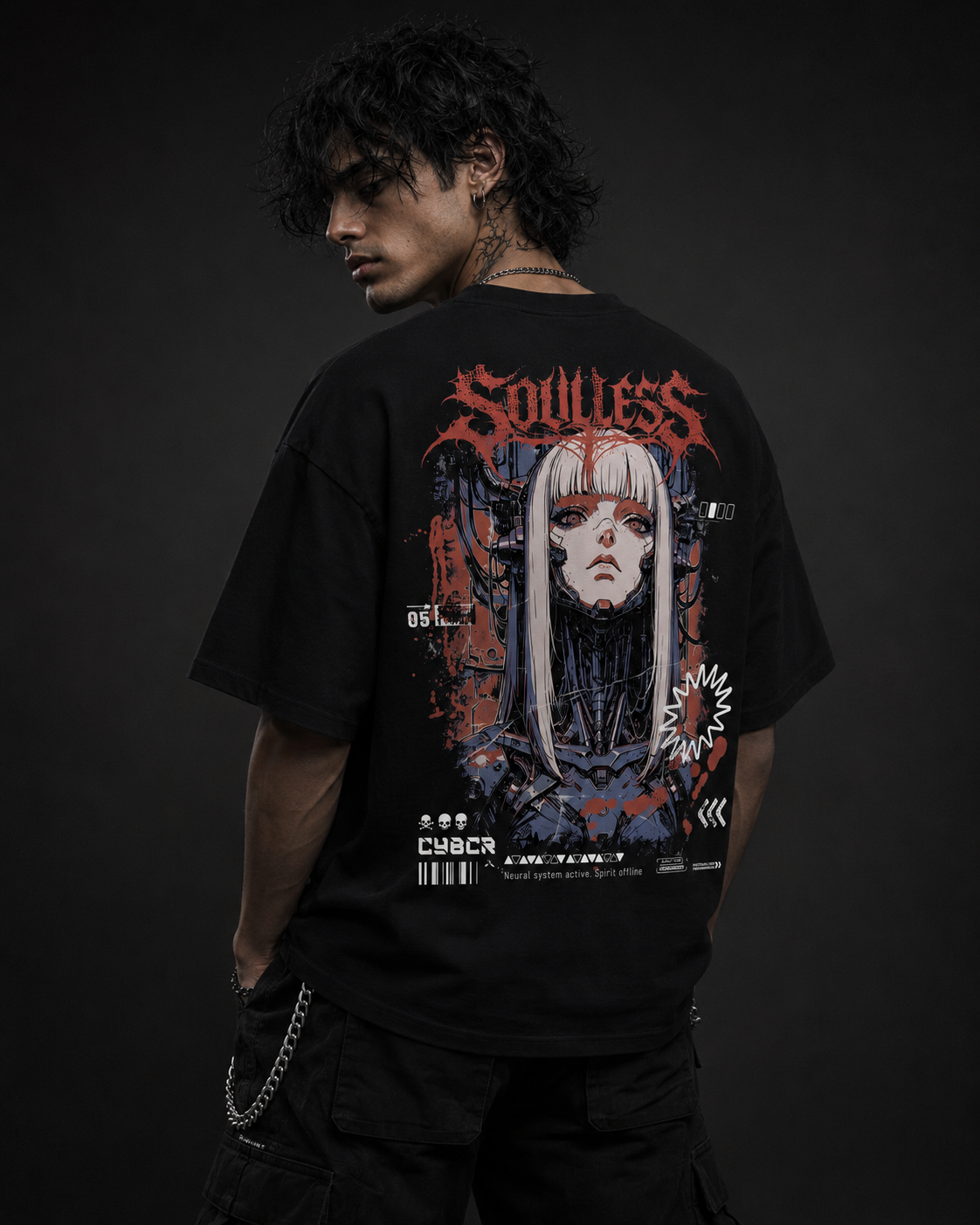 PLAYERA OVERSIZED - ALTERNATIVE TECH WEAR - SOUL LESS