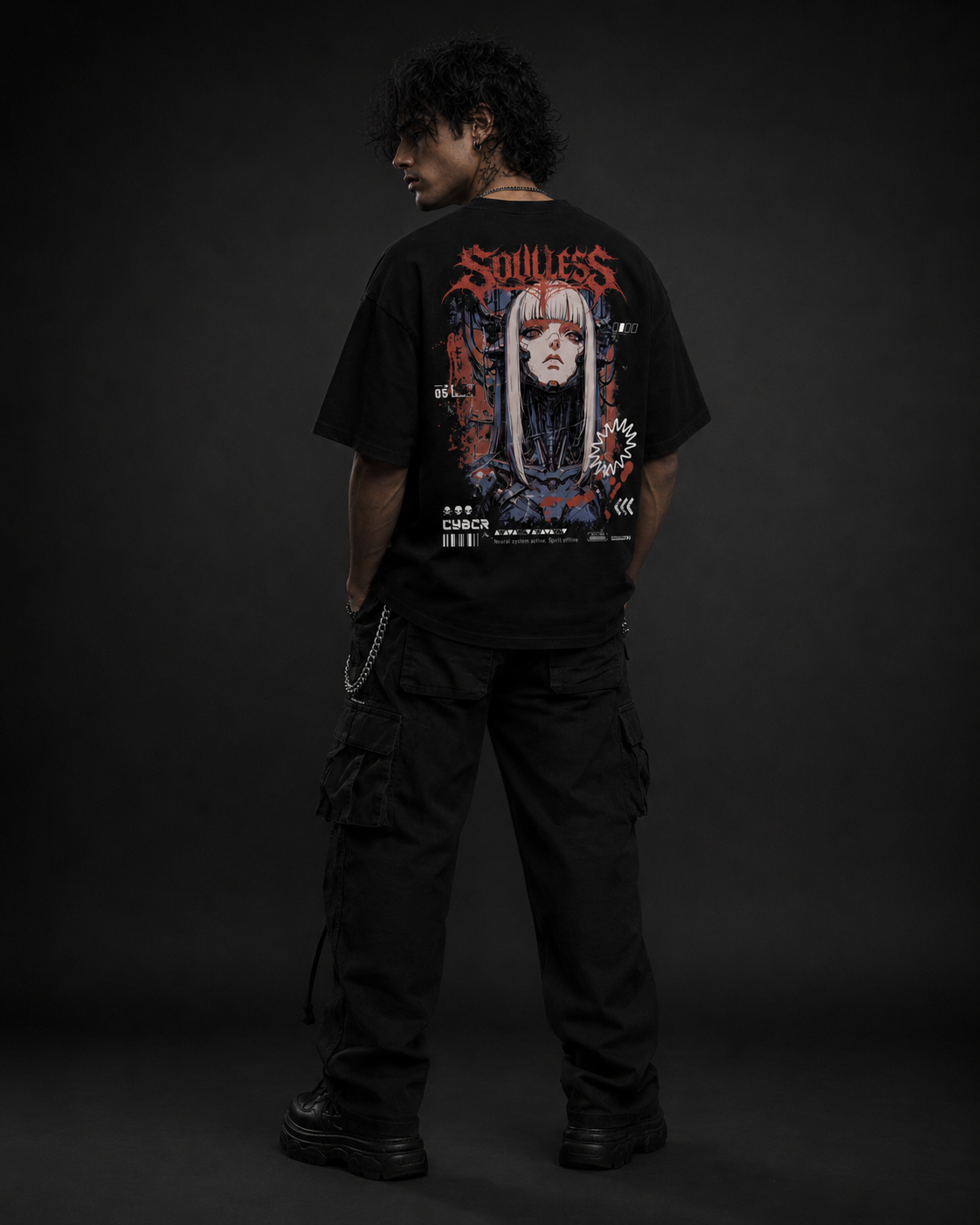 PLAYERA OVERSIZED - ALTERNATIVE TECH WEAR - SOUL LESS